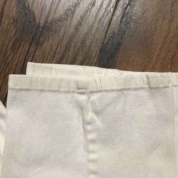 Tight Ribbed Off White Corduroy Trousers - Picture 4 of 5